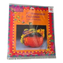 Vintage Midwestern Home 10” Thanksgiving Pumpkin Honeycomb Table Decorat... - $149.11 MXN