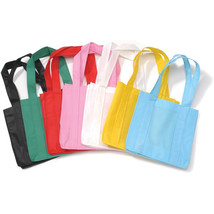 Non Woven Tote Bags Basic Colors Assorted 12.5 X 22 Inches - £44.51 GBP
