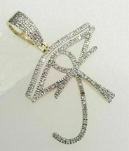 Men&#39;s 1Ct Simulated Diamond Eye of Horus Cross Pendant925 Silver Gold Pl... - $112.61