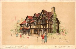 Shakespeare&#39;scBirthplace Stratford on Avon Postcard PC179 - £7.89 GBP