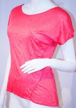W118 By Walter Baker Coral Dotted Slanted Pocket Tank Top Off Shoulder Xs $79 - £51.73 GBP