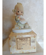 Precious Moments Mother Needle Point Working Figurine by Enesco #E-3106 ... - £15.68 GBP