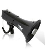 Pyle Megaphone PA Bullhorn, Siren Alarm, Adjustable Volume, LED Lights, - £83.28 GBP