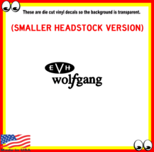 EVH Wolfgang Guitar Headstock Vinyl Cut Decal Sticker Logo Guitar Restoration - £7.86 GBP+