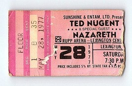 Ted Nugent Nazareth Concerto Ticket Stub Maggio 28 1977 Lexington Kentucky - $49.39