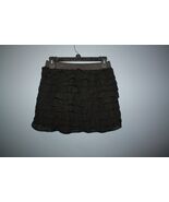 XXI Sexy Ruffled Layered Black Knit Mini Skirt- Size XS - $15.83