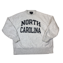 Vintage Champion North Carolina UNC Reverse Weave Gray Sweatshirt Size X... - $49.49