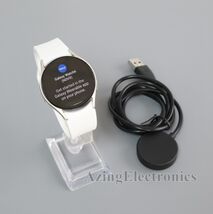 Samsung Galaxy Watch6 SM-R930 40mm Gold Aluminum Case with White Sport Band - $98.69 CAD