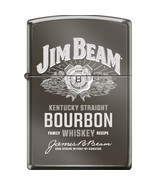 Zippo Lighter - Jim Beam Bourbon High Polished Black Ice - 856407 - $64.30 CAD