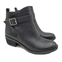 Vince Camuto Beamer Ankle Boots Women&#39;s Size 6 Black Leather - £28.38 GBP