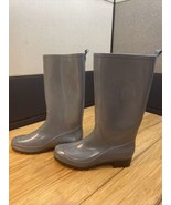 Capelli New York Gray Rubber Rain Boots Men&#39;s Size 6 KG - $468.48 MXN