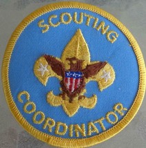 Vintage Scouting Coordinator Sew-On/Iron-On Patch – Gently Used – VGC – ... - £4.74 GBP