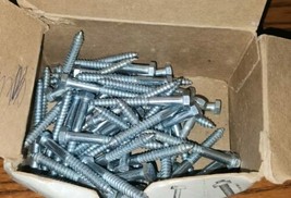 Lot of 58 Lag Screws Bolt Hex Heads Starline Fastener 3 Inch 5/16 - £20.45 GBP