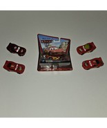 5 Disney Cars Lightning McQueen Diecast Lot Grand Prix Rusteze Tumblewee... - $29.65