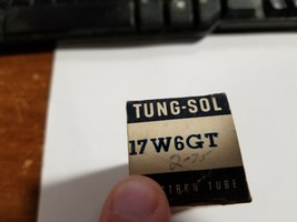Vintage NOS vacuum tube Tung-Sol - new - 17W6GT - $75.19 MXN
