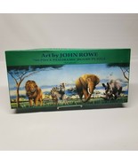 John Rowe Panoramic Jigsaw Puzzle Savannah 700 Piece 34&quot;x12&quot; Sealed USA - £8.60 GBP
