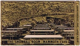 Decal Stick On Embossed Gold Snowball Room Mammoth Cave National Park Kentucky - £5.44 GBP