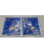 2 Vtg 1982 E.T. EXTRA TERRESTRIAL Movie Jewelry NOS Zipper Pull With Eliot - £5.17 GBP