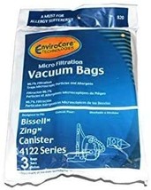 Replacement Part For Bissell 4122 Zing Canister Vacuum Cleaner Paper Bags 3Pk # - £6.22 GBP
