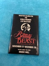 Beauty And The Beast Houston Celebrates Music Hall Pin - $9.90