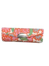 VTG CLINIQUE Lipstick Case W/ Mirror, Floral Laminate inside &amp; Out,  Sna... - $15.00