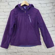 Free Country Jacket Womens Sz S Purple Soft Shell Hooded Hiking  - $16.82
