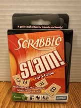 Scrabble SLAM Family Card Game Hasbro Ages 8+, Great Condition - Preowned - $6.00