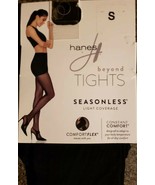 HANES BEYOND Brand Tights ~ Black~Seasonless Light Cover ~ Women&#39;s Size ... - $14.96