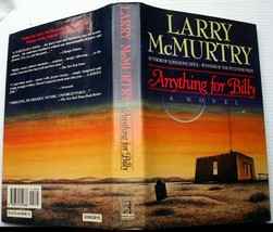 vntg Larry McMurtry 1988 hcdj 1st Prt ANYTHING FOR BILLY the Kid outlaw rustler - £17.61 GBP