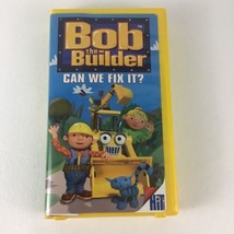 Bob The Builder Can We Fix It VHS Tape Mini Adventures Cartoon Vintage 2001 - £15.54 GBP