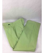 Peter Hadley Mens Pants Light Green Flat Front Pockets Zip 100% Trousers... - $36.99