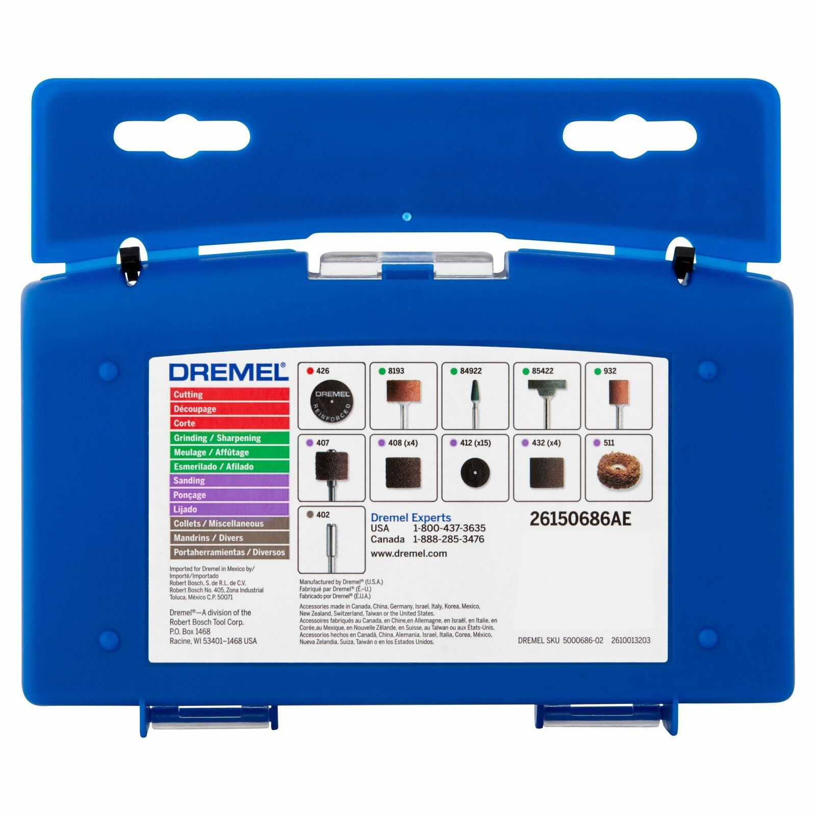 Dremel 686-02 Sanding/Grinding Rotary Tool Mini Accessory Kit (LOC EK 20) Item image 3