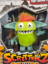 Scritterz Scabz Spin Master Battery Operated Creature Green Monster Toy Figure - $17.88