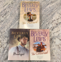 3x Lot  Amish Country Crossroads 1 &amp; 2 and The Prodigal books by Beverly Lewis - £5.51 GBP