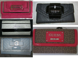 Guess Checkbook Wallet Women u pick SLG color and style - £46.24 GBP+
