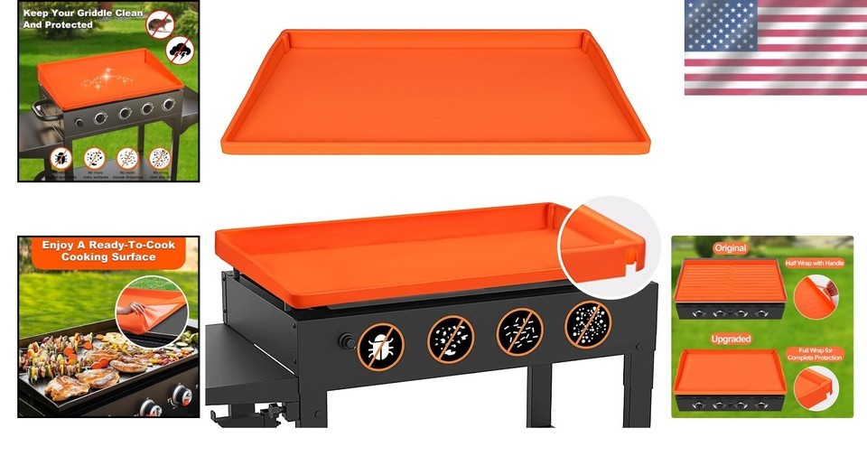 28 Inch Premium Silicone Griddle Cover - Full Edge Design to Extend Griddle Life Item image 2