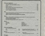 Bakerstreet Seafood Grill Menu Lee Road Orlando Florida 1980&#39;s - £21.90 GBP