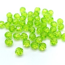 500 gram Rondelle Faceted Acrylic Beads Loose Spacer Beads for Handmade DIY Neck - £30.45 GBP