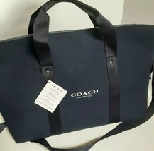 Coach Fragrance Navy Blue Weekend Bag Weekender Travel Duffel - £60.64 GBP