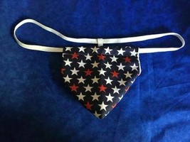 New Mens USA FLAG STARS American Fourth July Gstring Thong Lingerie Unde... - £15.12 GBP