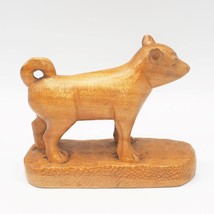 Hand Carved Dog Figurine Souvenir of China 1970&#39;s - £27.09 GBP