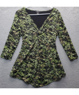 Style&amp;co. A Line Dress Womens Medium Multi Geometric Print O Ring Detail... - €22,32 EUR