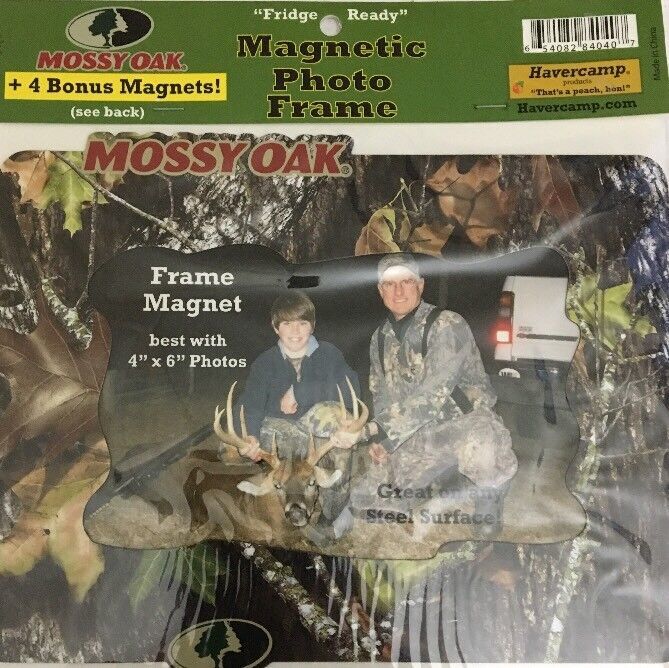 CAMO mossy oak magnetic photo frame 4 x 6 in 100x150 MM picture fridge m... - $3.94