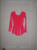 FIRST GLIDE DEL ARBOUR PINK SPARKLE ICE SKATING DRESS GIRLS X-SMALL - $428.19 MXN