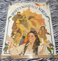 Disney&#39;s Wonderful World TV Series Promo Poster 22x28 (1979-1981) - £23.31 GBP