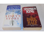 Stephen King The Dark Half and Lisey&#39;s Store Paperback Novels - $15.66