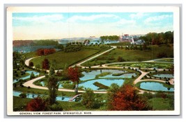 General View Forest Park Springfield MA Massachusetts UNP WB Postcard Q26 - $2.92