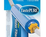 Camco 40043 TastePURE Water Filter with Flexible Hose Protector Carbon Blue - £47.78 GBP