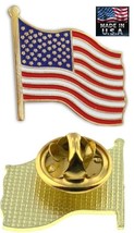 Usa Made Lapel Shirt Hat Dress Cap Coat Pin American Us Flag Patriotic America W - £7.20 GBP