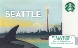 Starbucks 2015 Seattle, Washington aka Orca Collectible Gift Card New No Value - $4.99